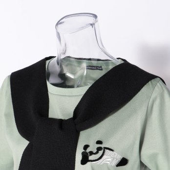 T-SHIRT with SAILOR COLLAR KNIT　カットソー 詳細画像