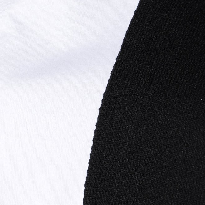 T-SHIRT with SAILOR COLLAR KNIT　カットソー 詳細画像 ホワイト 3