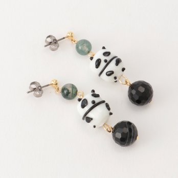 PANDA PIERCED EARRINGS　アクセサリー