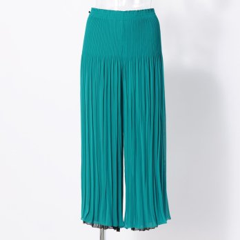 REVERSIBLE CHIFFON PLEATS　パンツ 詳細画像