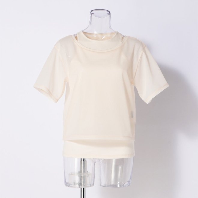 LAYERED TEE TOP　カットソー