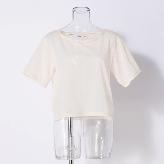 LAYERED TEE TOP　カットソー 詳細画像 ホワイト 2