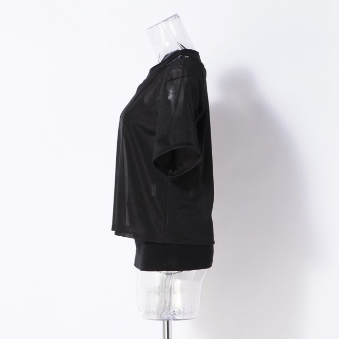 LAYERED TEE TOP　カットソー 詳細画像 ブラック 2