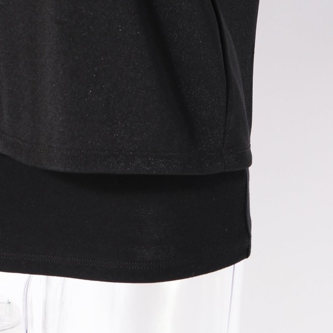 LAYERED TEE TOP　カットソー 詳細画像 ブラック 6
