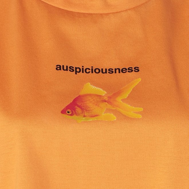 GOLDFISH PRINT TEE　カットソー 詳細画像 イエロー 2