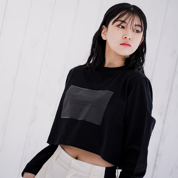 _V3 Logo Print Long-sleeve T-shirts　