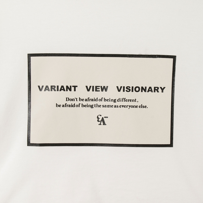 _V3 Logo Print Long-sleeve T-shirts　 詳細画像 ホワイト 3
