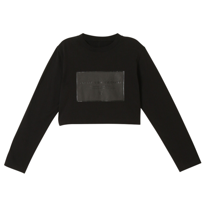 _V3 Logo Print Long-sleeve T-shirts　 詳細画像 ブラック 6