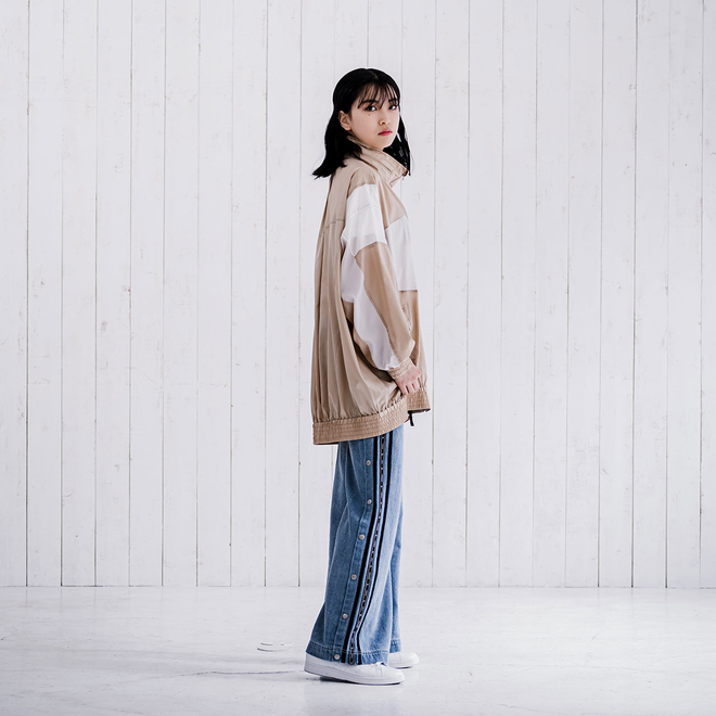 _V3 Trinitas taffeta Big Blouson　 詳細画像 ベージュ 4