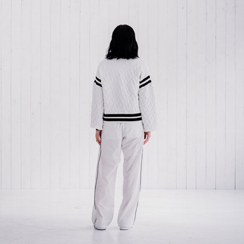 _V3 Polyester taffeta Wide Pants　 詳細画像