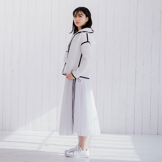 _V3 Soft tulle netting Skirt　 詳細画像 ホワイト 2
