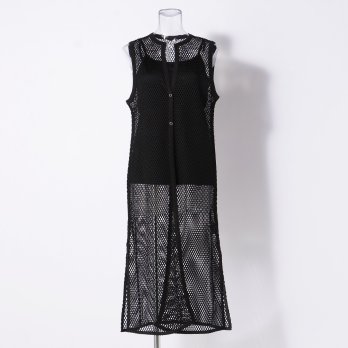 WL メッシュロングジレ　ベスト