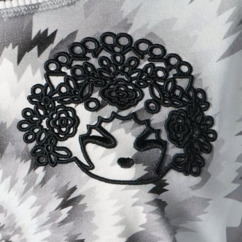 OPERA GIRL BIG DOLL TIE DYED PRINT　プルオーバー 詳細画像