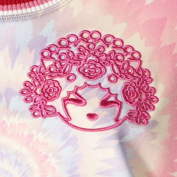 OPERA GIRL BIG DOLL TIE DYED PRINT　プルオーバー 詳細画像