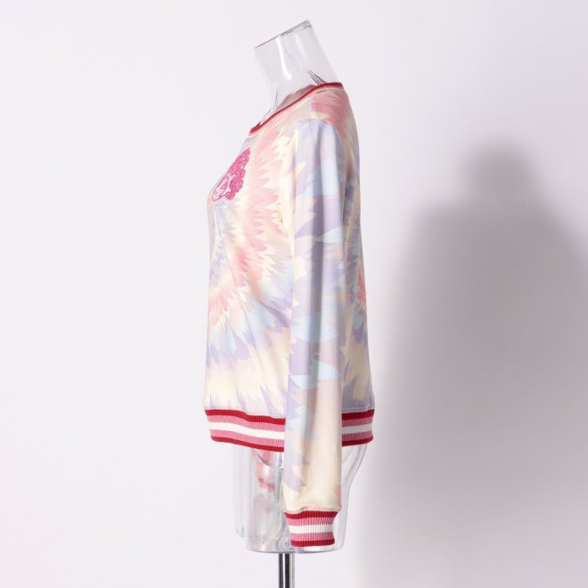 OPERA GIRL BIG DOLL TIE DYED PRINT　プルオーバー 詳細画像 ライトピンク 2
