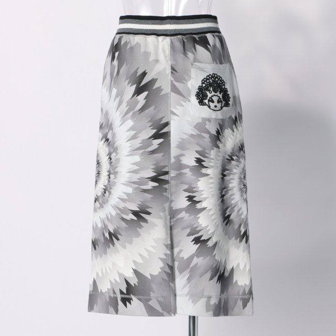 OPERA GIRL BIG DOLL TIE DYED PRINT　スカート 詳細画像 ブラック 3