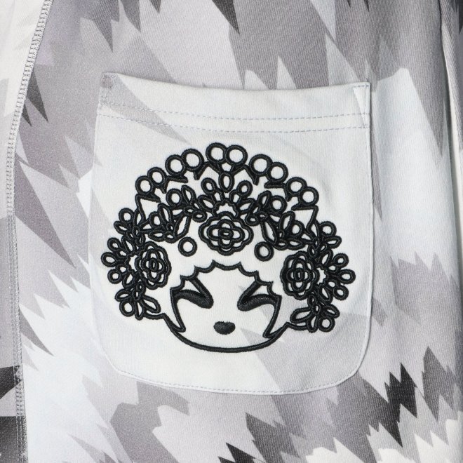 OPERA GIRL BIG DOLL TIE DYED PRINT　スカート 詳細画像 ブラック 5