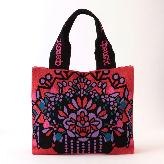OPERA GIRL HEAD KNITTER BAG 詳細画像 レッド 3