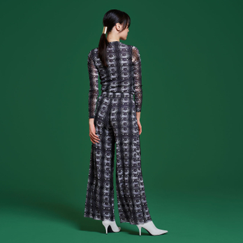 PLUM BLOSSOM EYES PRINT　パンツ 詳細画像