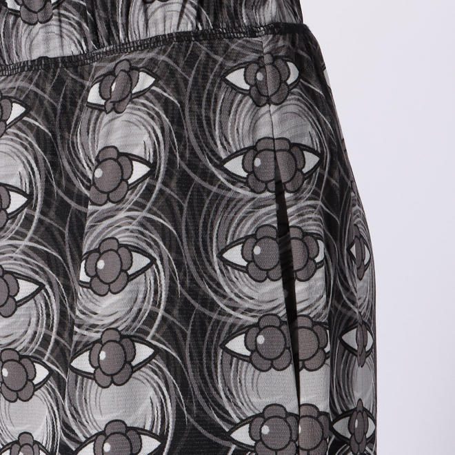 PLUM BLOSSOM EYES PRINT　パンツ 詳細画像 ブラック 9