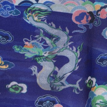 DRAGON BRUSH PRINT ON ST NET　スカート 詳細画像