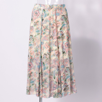 ORIENTAL FLOWER PRINT　スカート 詳細画像