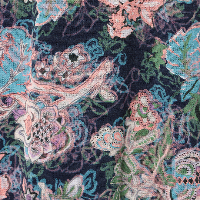 ORIENTAL FLOWER PRINT　スカート 詳細画像 ブルー系マルチ 2
