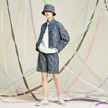 MAHJONG JACQUARD DENIM　パンツ 詳細画像