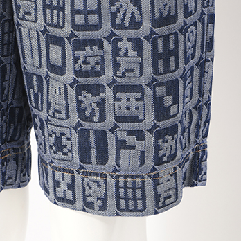 MAHJONG JACQUARD DENIM　パンツ 詳細画像