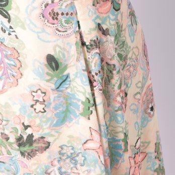 ORIENTAL FLOWER PRINT　ドレス 詳細画像