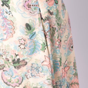 ORIENTAL FLOWER PRINT　ドレス 詳細画像