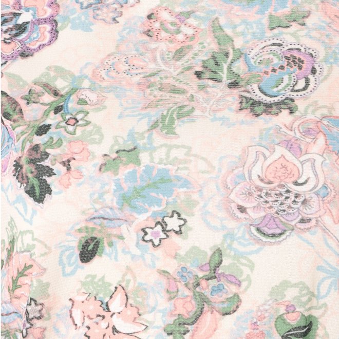 ORIENTAL FLOWER PRINT　ドレス 詳細画像 白系マルチ 6