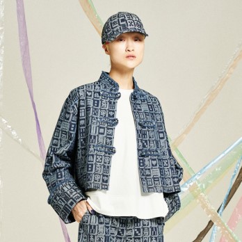 MAHJONG JACQUARD DENIM　ジャケット