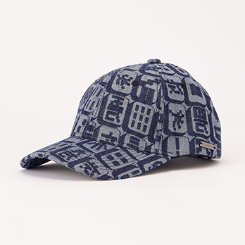 MAHJONG JACQUARD DENIM　帽子