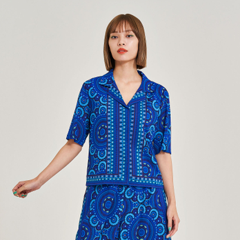 KALEIDOSCOPE PRINT　ブラウス