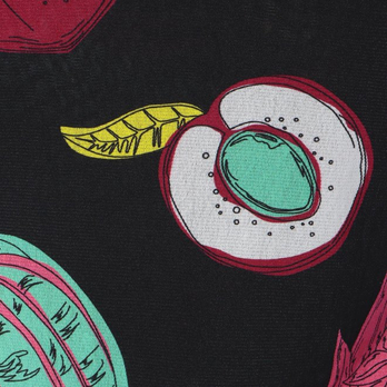 BIG FRUIT PRINT ON STRETCH NETTING　ブラウス 詳細画像