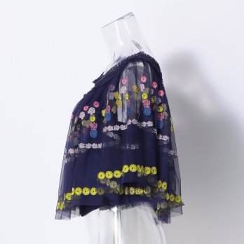 FRUIT ELEMENTS EMBROIDERY　ブラウス 詳細画像