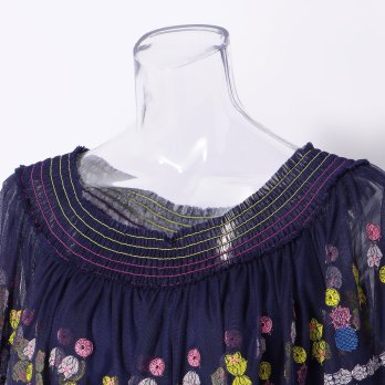 FRUIT ELEMENTS EMBROIDERY　ブラウス 詳細画像