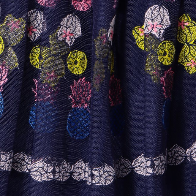 FRUIT ELEMENTS EMBROIDERY　ブラウス 詳細画像 ブルー系マルチ 6