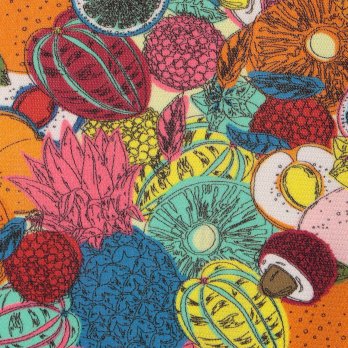 SMALL FRUIT ALLOVER PRINT　スカート 詳細画像