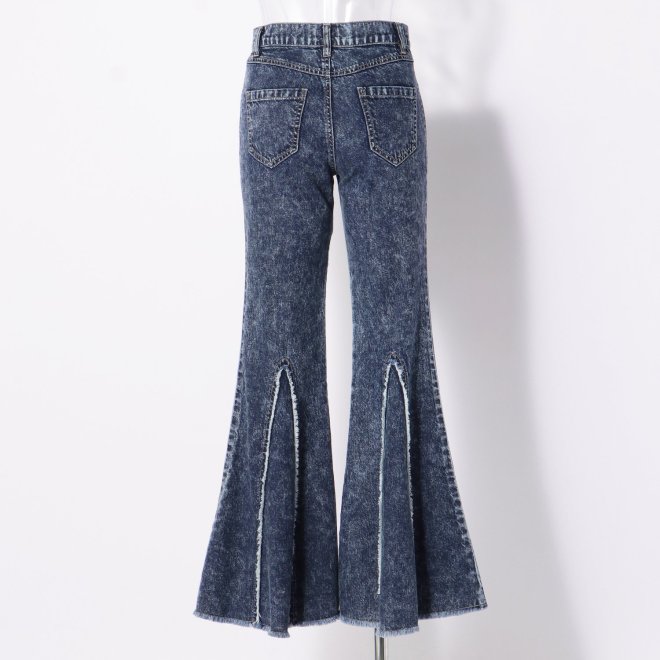 ENZYME STONE WASH DENIM　パンツ 詳細画像 ネイビー 3