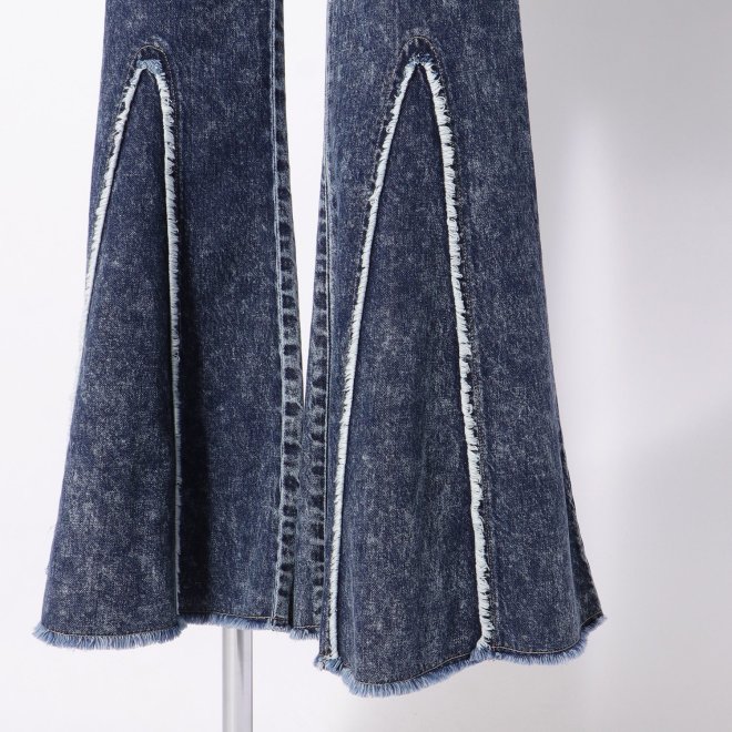 ENZYME STONE WASH DENIM　パンツ 詳細画像 ネイビー 5