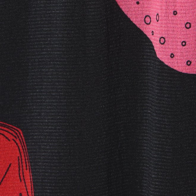 BIG FRUIT PRINT ON STRETCH NETTING　ドレス 詳細画像 黒系マルチ 2