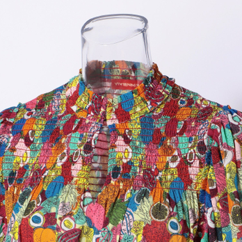 SMALL FRUIT ALLOVER PRINT　ドレス 詳細画像