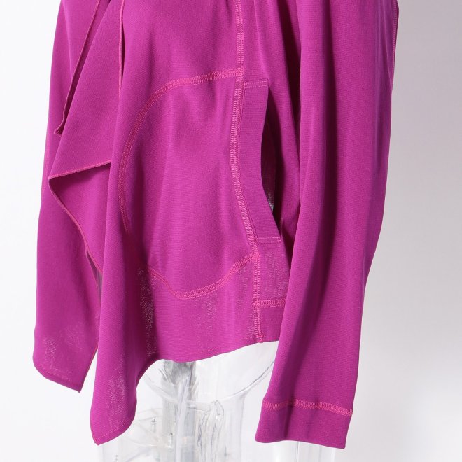 SOLID STRETCH NETTING　ブラウス 詳細画像 パープル 5