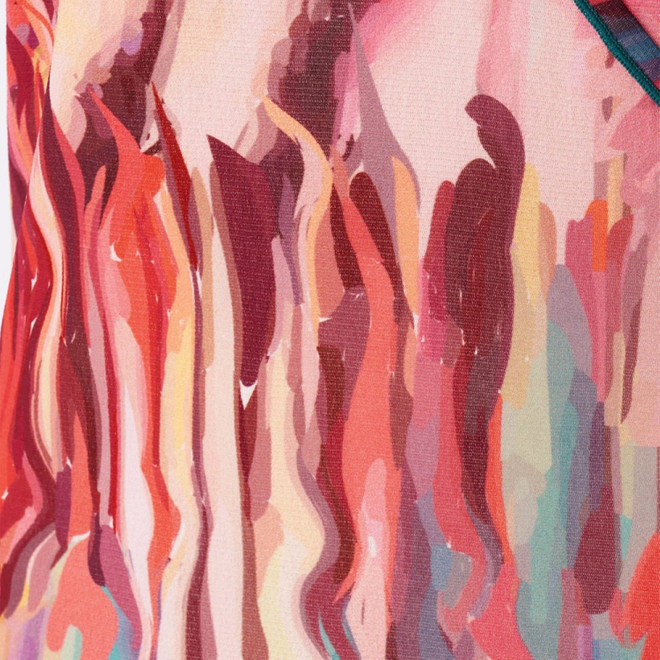IMAGINED GRADATION PRINT　ブラウス 詳細画像 赤系マルチ 10
