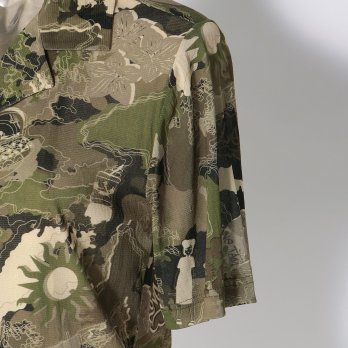 CITY CAMOUFLAGE OLIVER PRINT　ブラウス 詳細画像