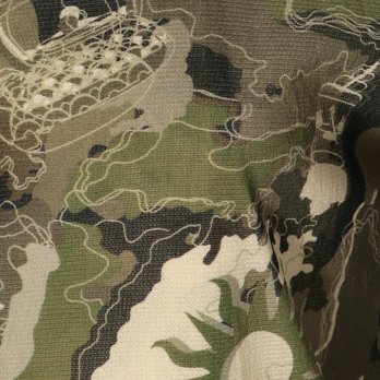 CITY CAMOUFLAGE OLIVER PRINT　ブラウス 詳細画像