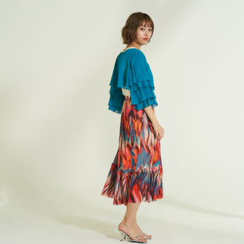IMAGINED GRADATION PRINT　スカート 詳細画像