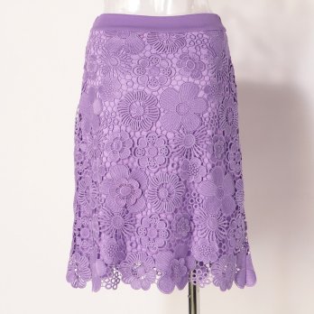 3D FLOWER LACE　スカート 詳細画像